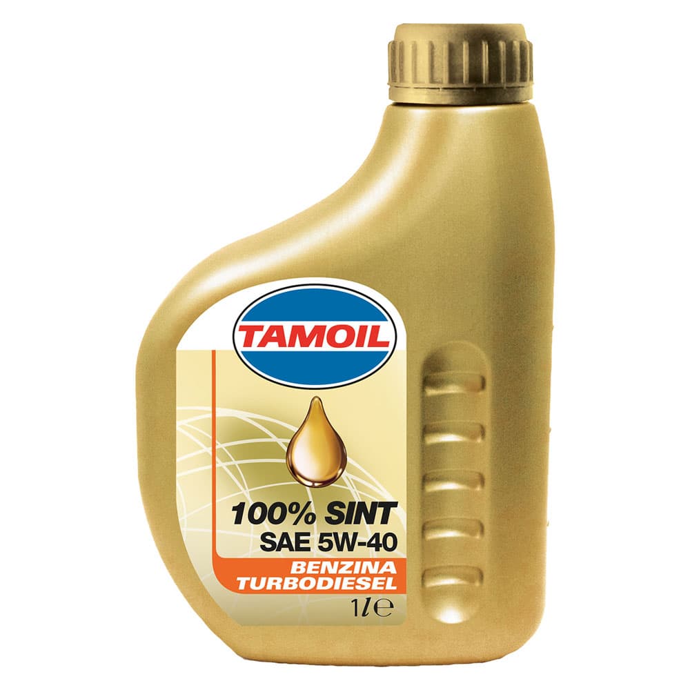Olio Motore per Autovetture 5w40 Tamoil 100% Sint 12 Pezzi 1 Lt