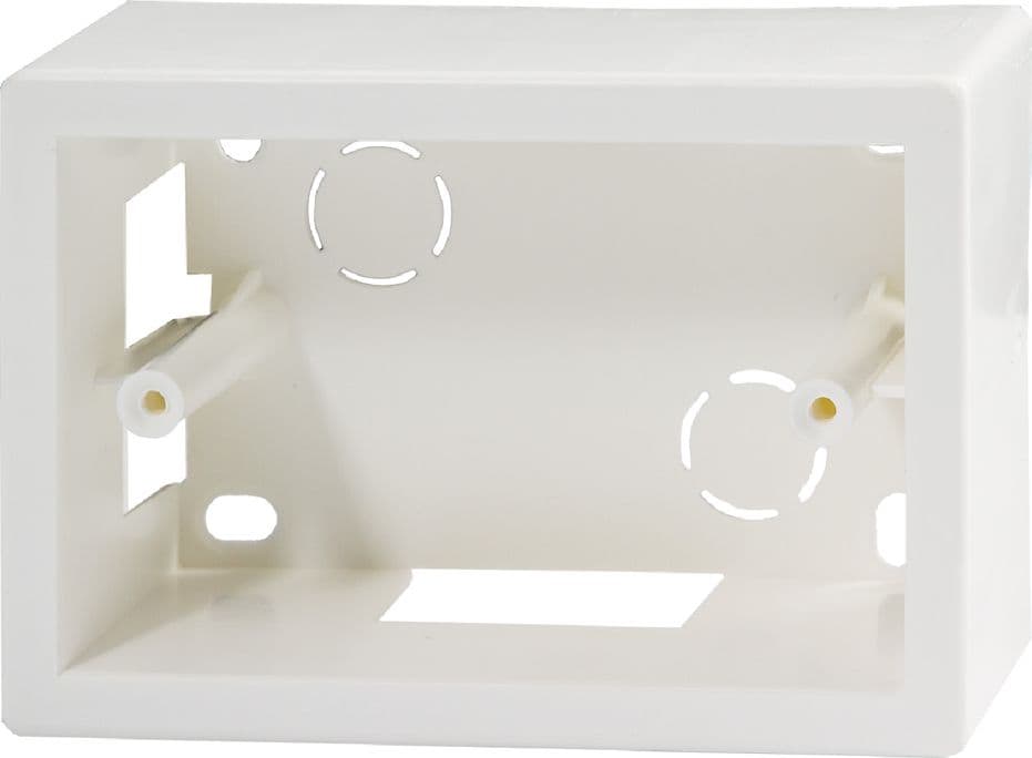 Scatola da Parete per Canaline 3 Posti 120 x 83 x 45 mm - 2