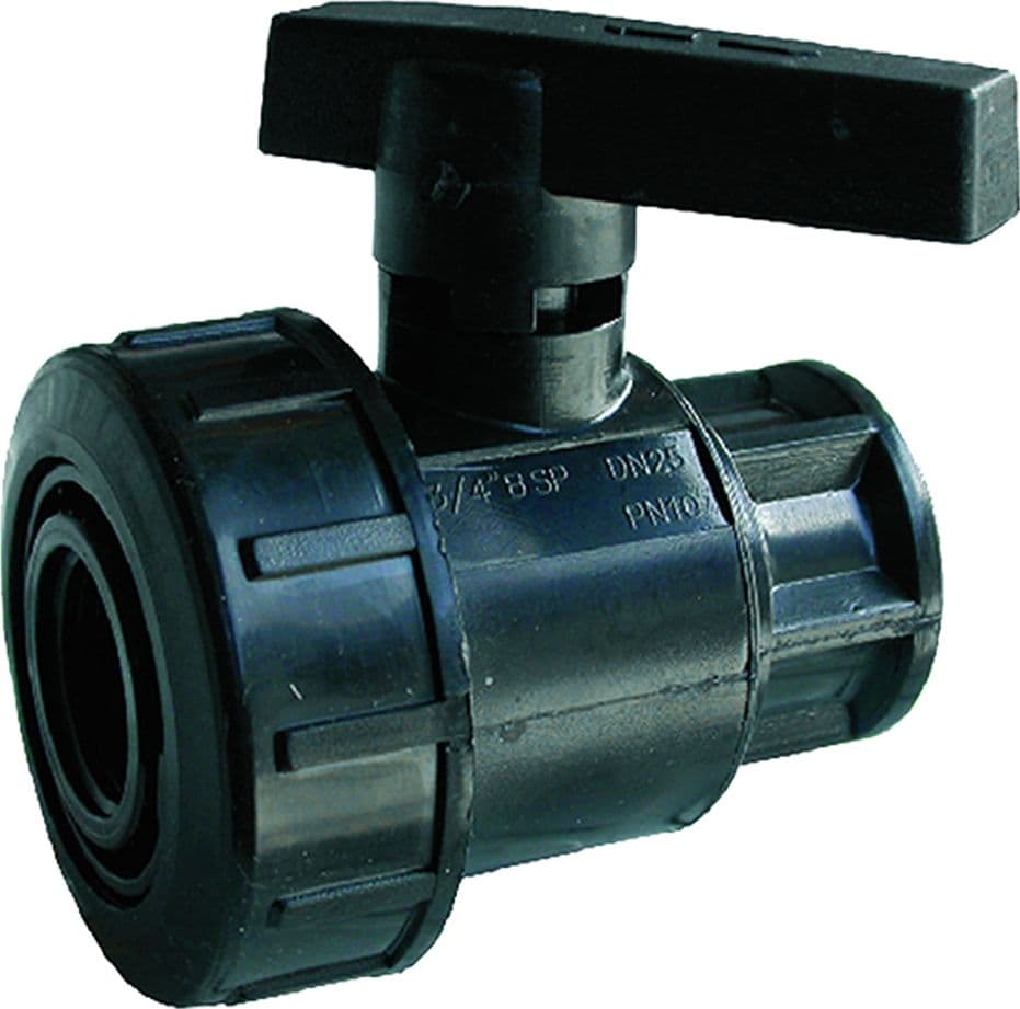 Valvola a Sfera Monoghiera 1 Ff Irritec 3ff 10 Pezzi in PVC - 2
