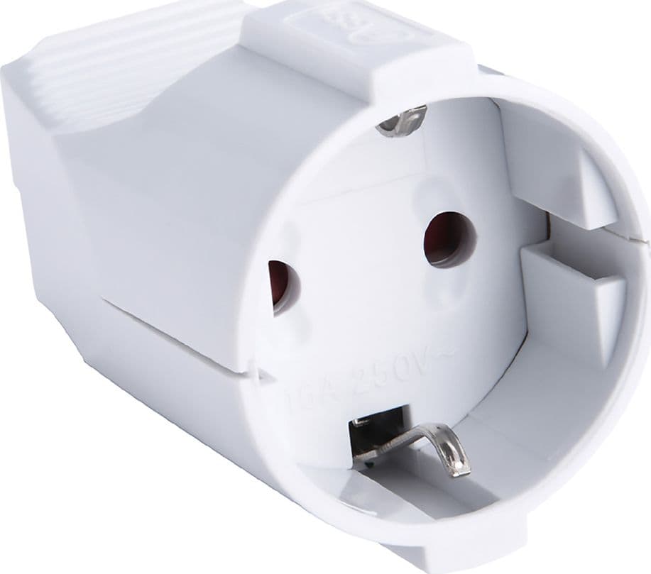Presa Tipo Volante Art 71049 Electraline Schuko 25 Pezzi