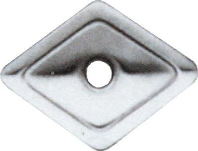 Rondella Tirafondo Romboidale Zincata Foro 30 x 30 mm 7 mm 100 Pezzi - 2