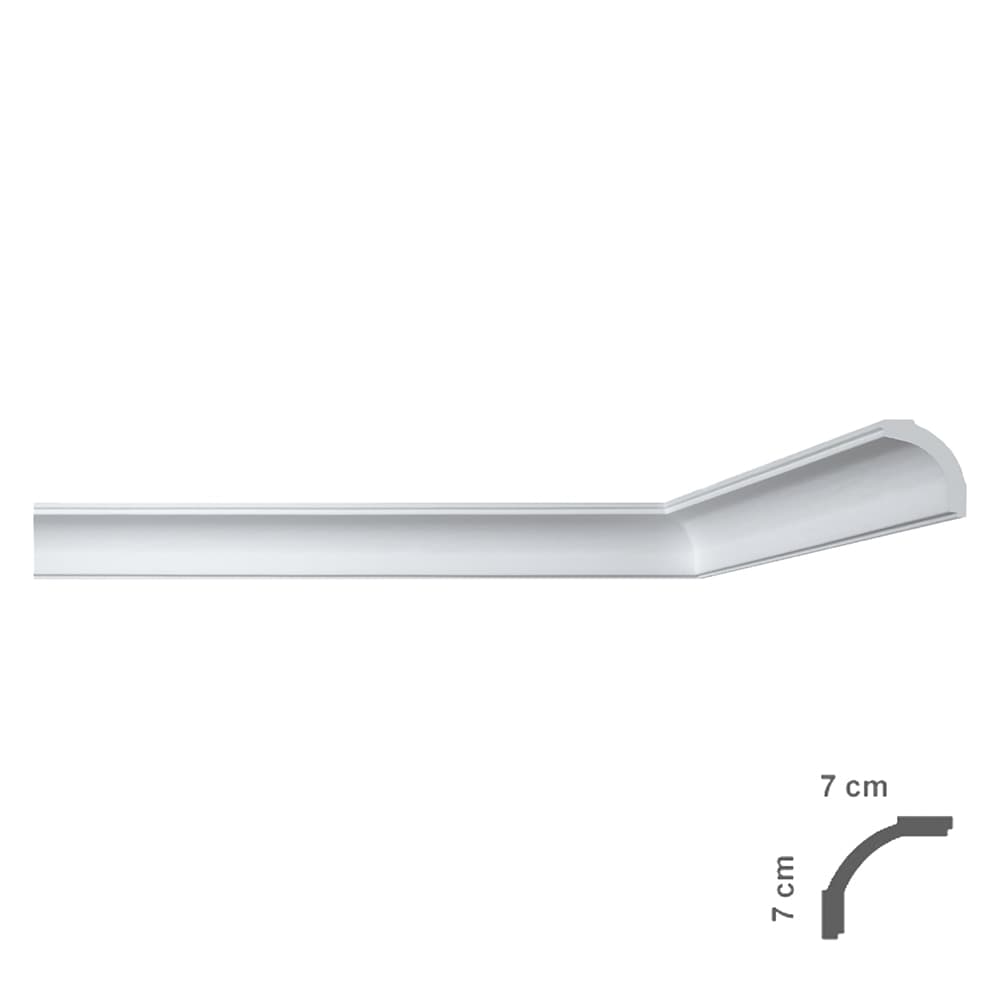 Cornice Decorativa per Soffitto Mod I765 Bovelacci 65 Pezzi 70 X 70 mm - 2