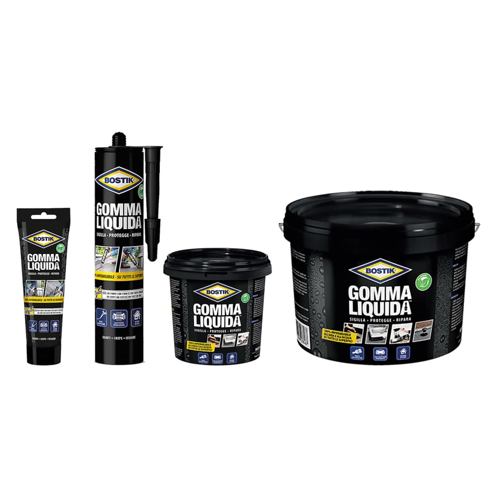 Gomma Liquida Impermeabilizzante Tubetto Bostik 6 Pezzi 250 gr - 2