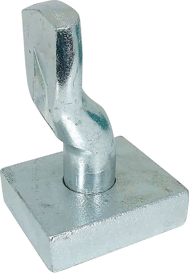 PERNO E PIASTRA PER CARDINE mm 20 (110/20 + 115/20,5) - portata 300 kg- 20 pezzi  - COMUNELLO - 2