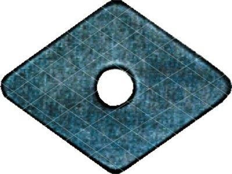 Rondella Tirafondo Romboidale Ruberoide Foro 27 x 27 mm 6 mm 100 Pezzi – Friulsider