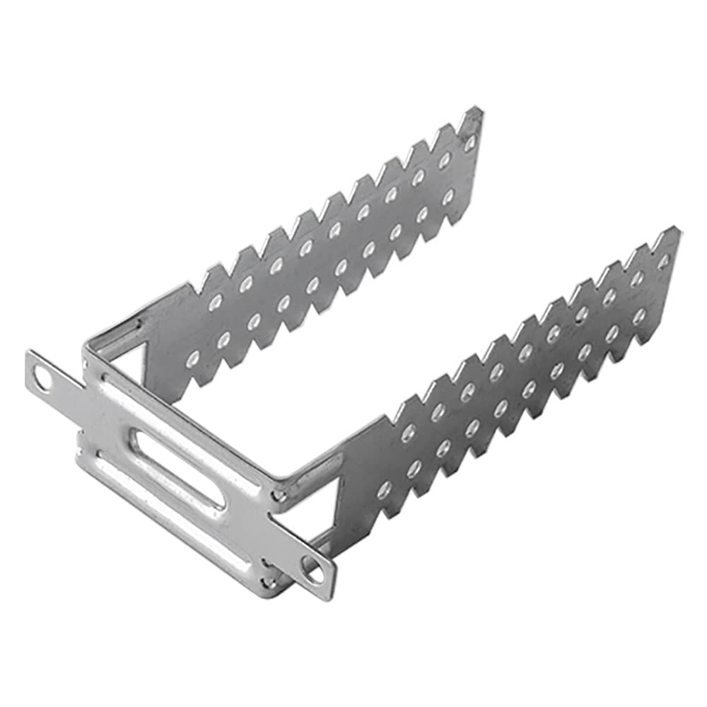 Staffa Universale per Montanti Distanziatura Parete 100 Pezzi 12 cm 0,8 mm - 2