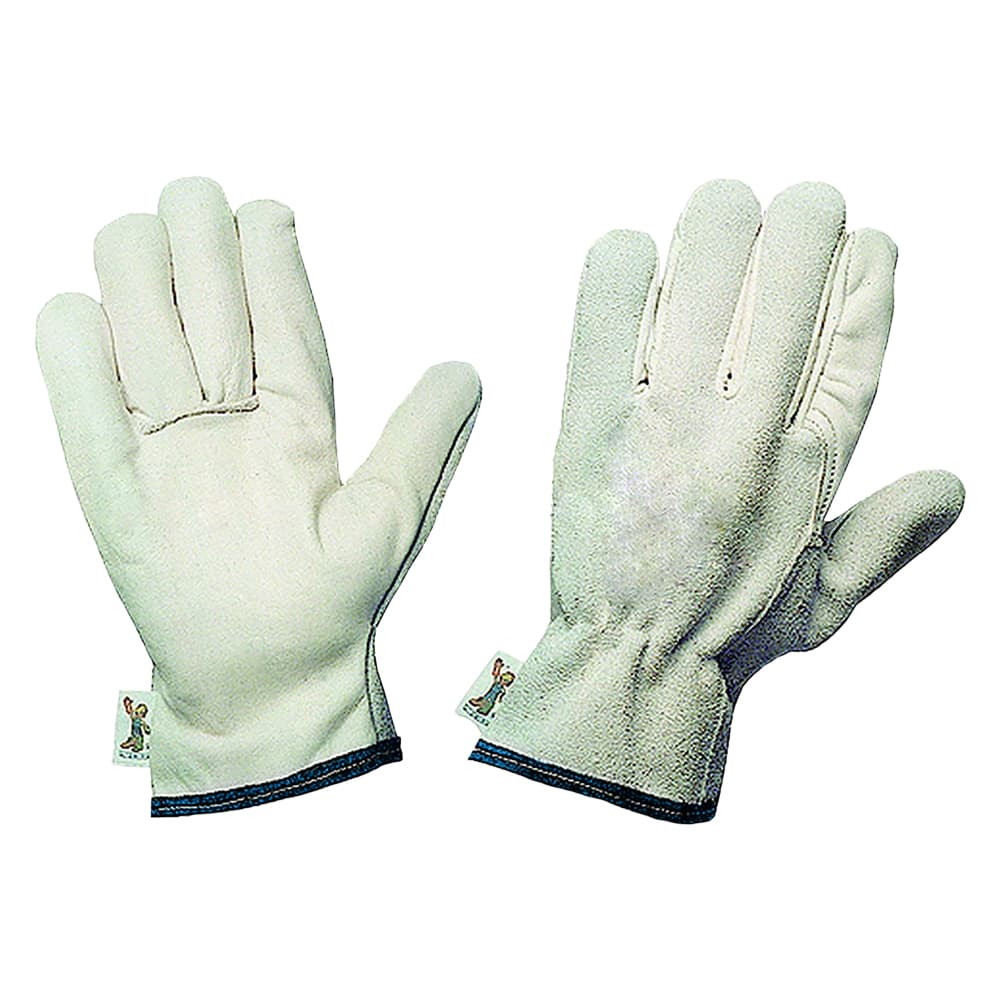 Guanti Palmo Pelle Dorso Crosta Tg. 9 (l) 10 Coppia - 2