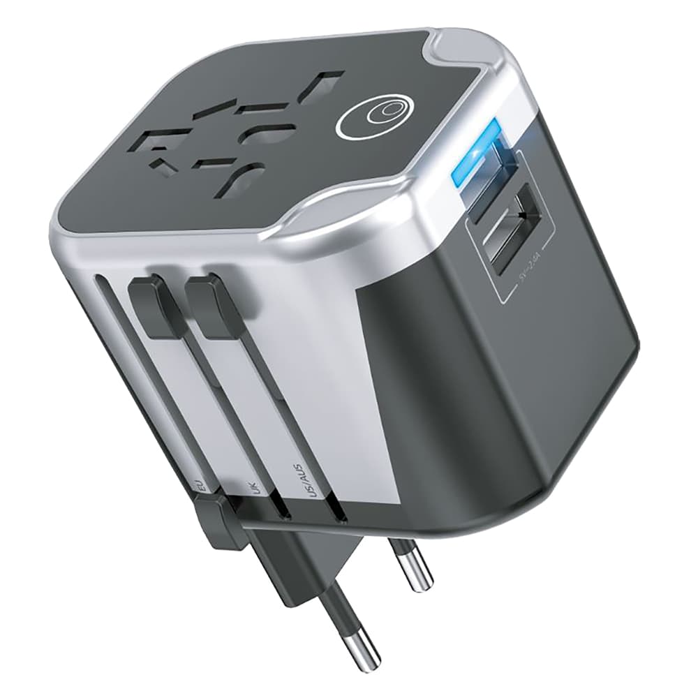 Adattatore Caricatore Convertibile da Viaggio Lostech 12W - 2