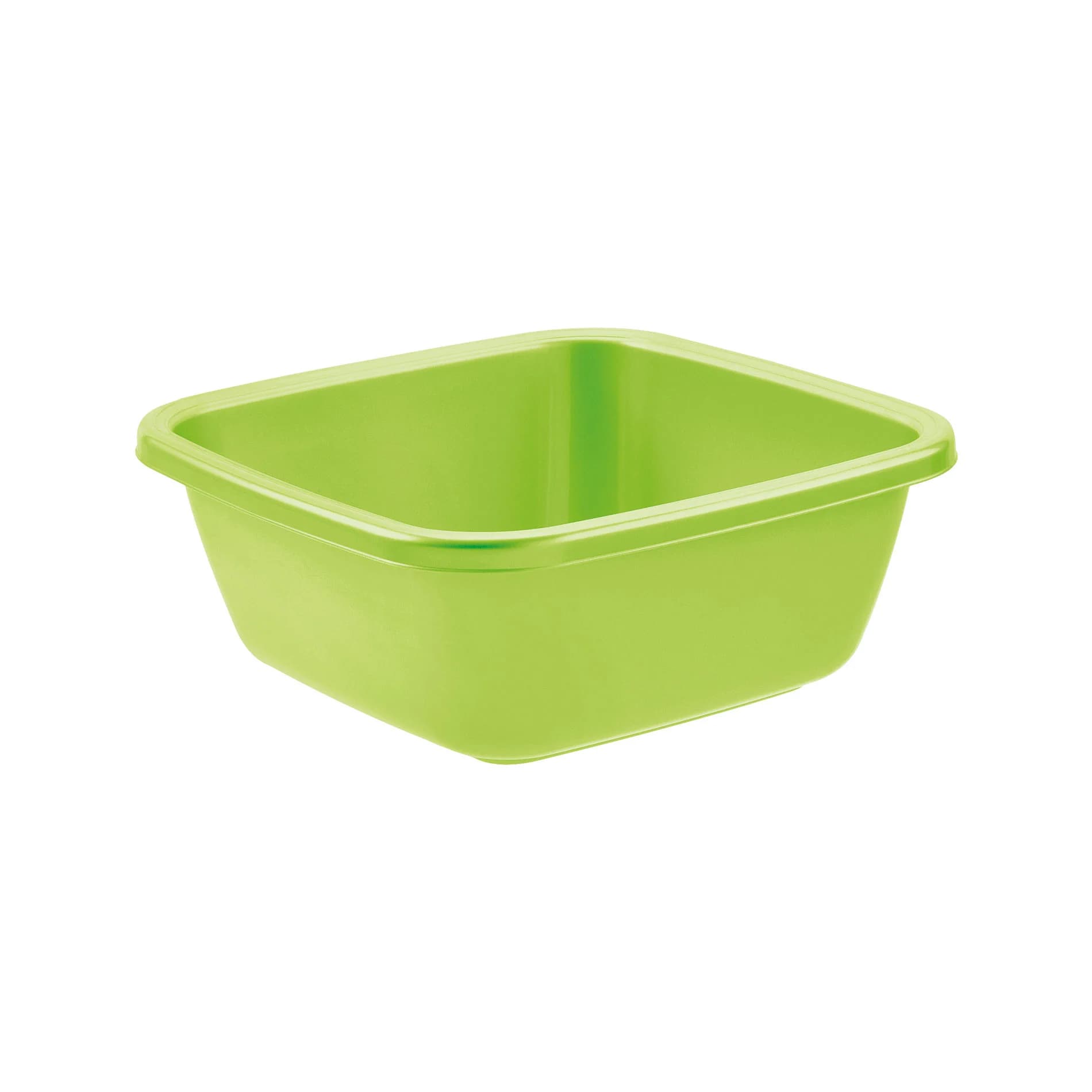 Bacinella Quadra 30 x 30 H. Tontarelli Verde Lime 12 cm 6 lt - 2