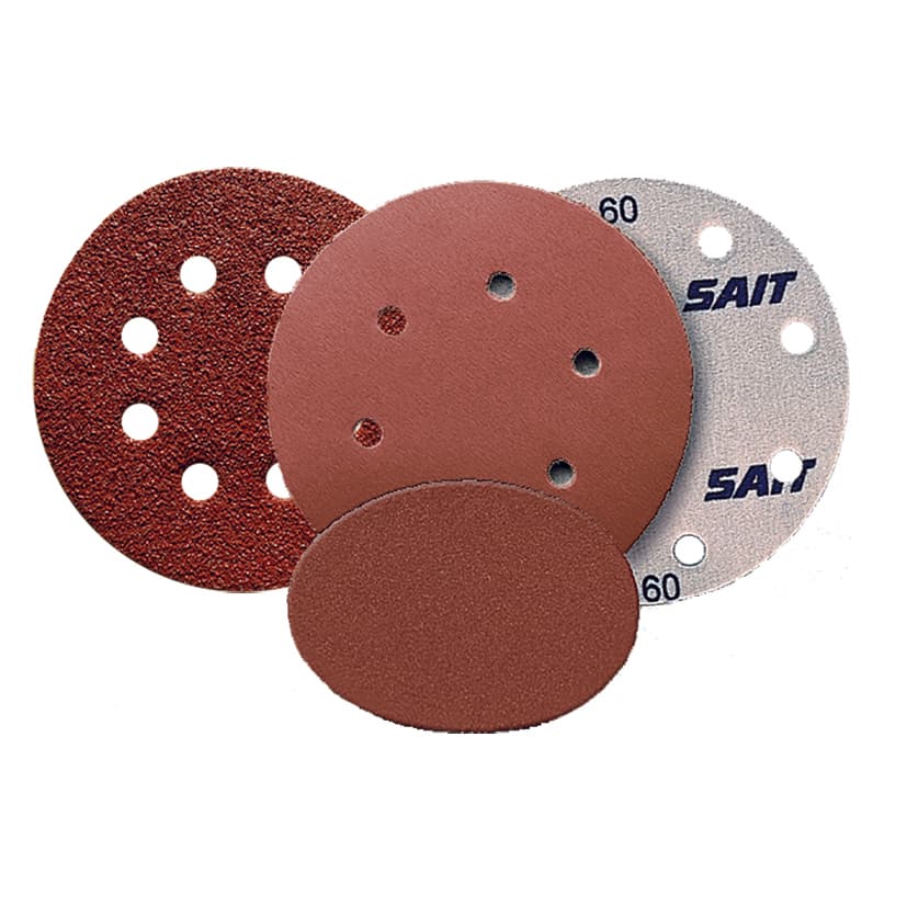Disco Velcrato D Saitac Vel Tipo Aw D Ø Mm 150 (8+1 Fori) Grana 40 50 Pezzi - 2