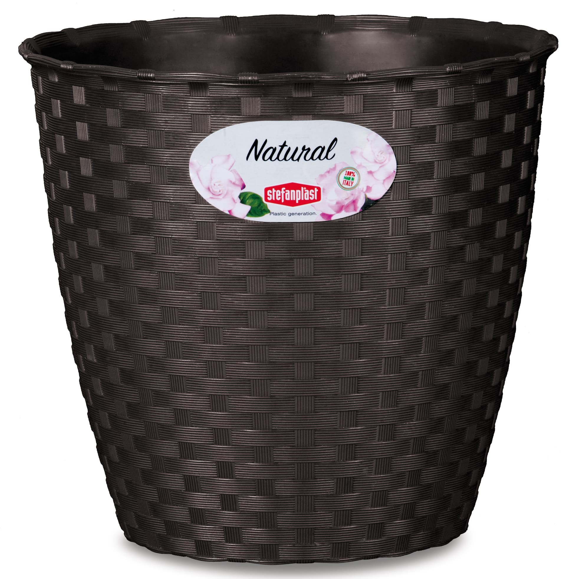 Vaso Natural da Interno Esterno Ø Cm 19 x 17 5 H Colore Bianco Stefanplast - 2