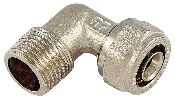 Raccordo per Tubo Multistrato Curvo Maschio Misura 20X¾ 5 Pezzi Tiemme - 2