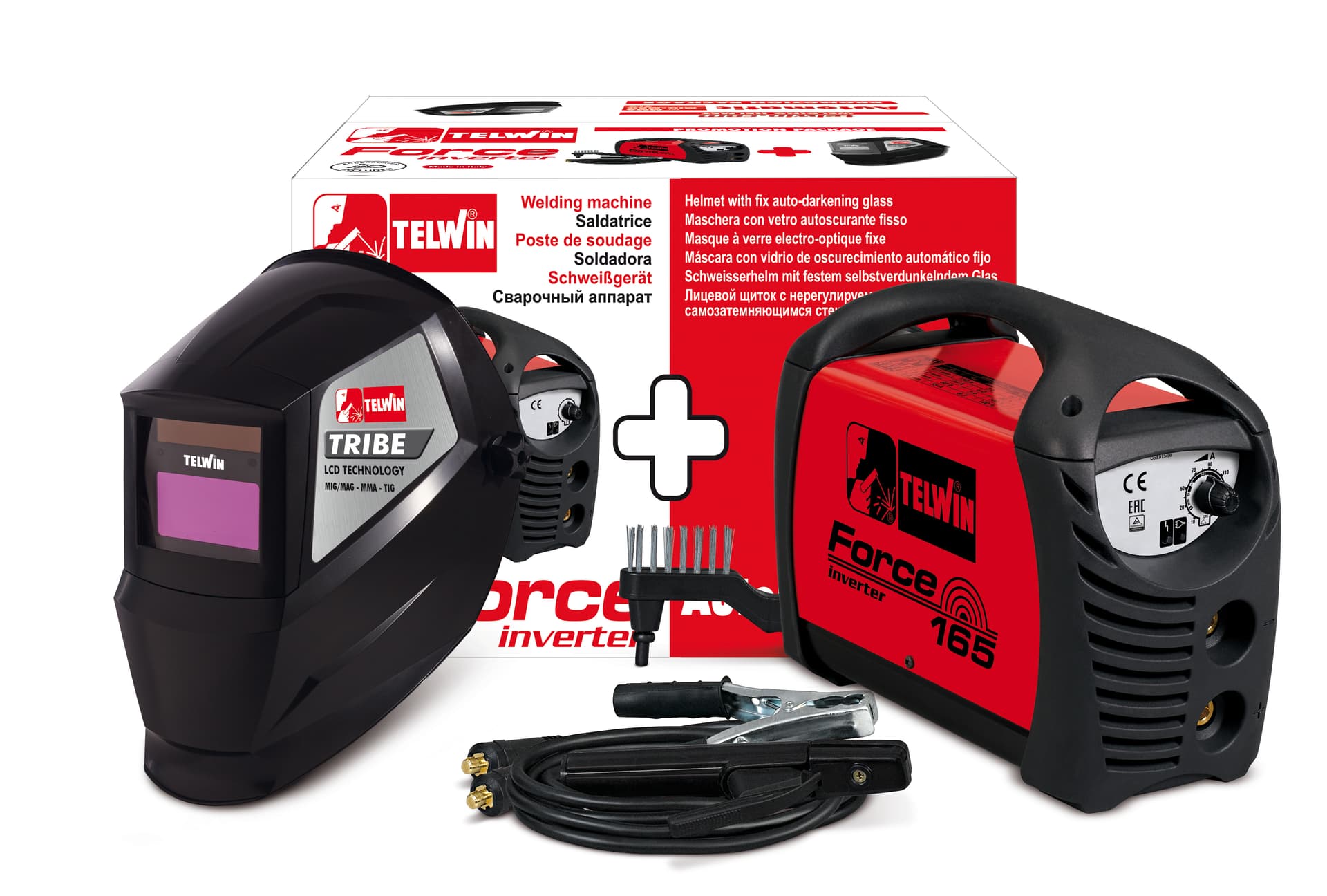 Saldatrice ad Inverter Force 165 4 1 kW 150 Amp Accessori+ Maschera Telwin - 2