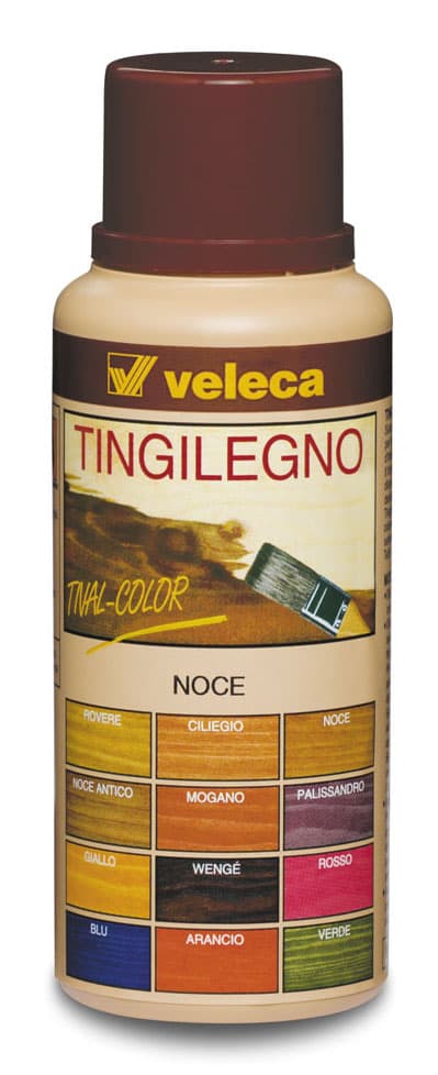 Tingilegno Tival Colore Or Ml. 250 Noce Antico 6 Pezzi Veleca - 2
