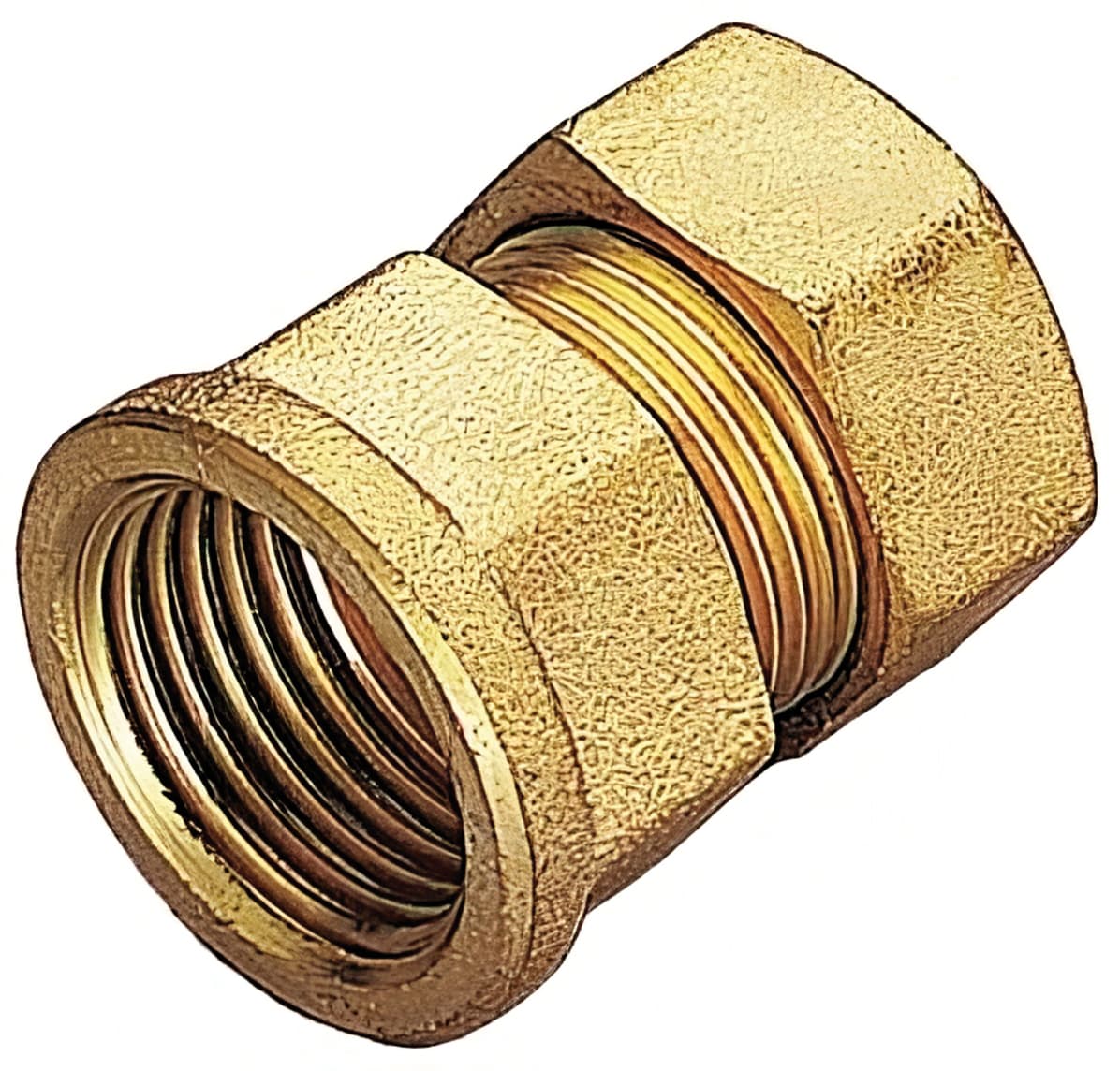 Raccordo in Ottone per Tubo in Rame Diritto Femmina Misura 12X½ 10 Pezzi - 2