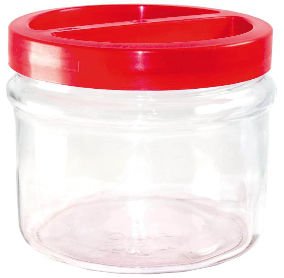 Vaso Ortes con Tappo Cc. 2.500 Imboccatura Ø Mm 170 6 Pezzi - 2