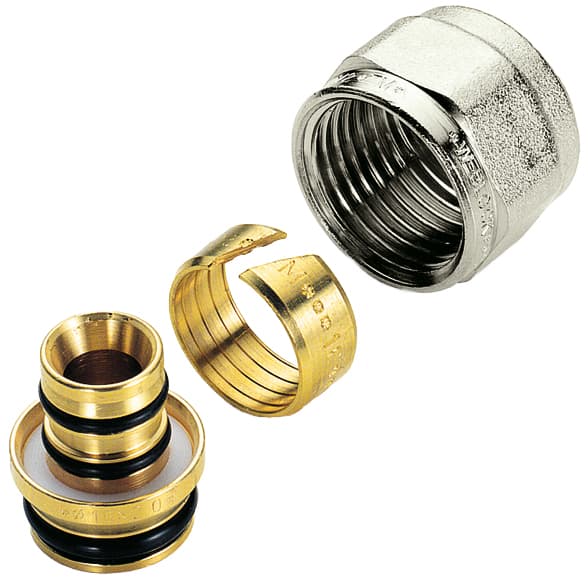 Raccordo per Tubo Multistrato Adattatore con Attacco ½X16 Misura 16 x 2 10 - 2
