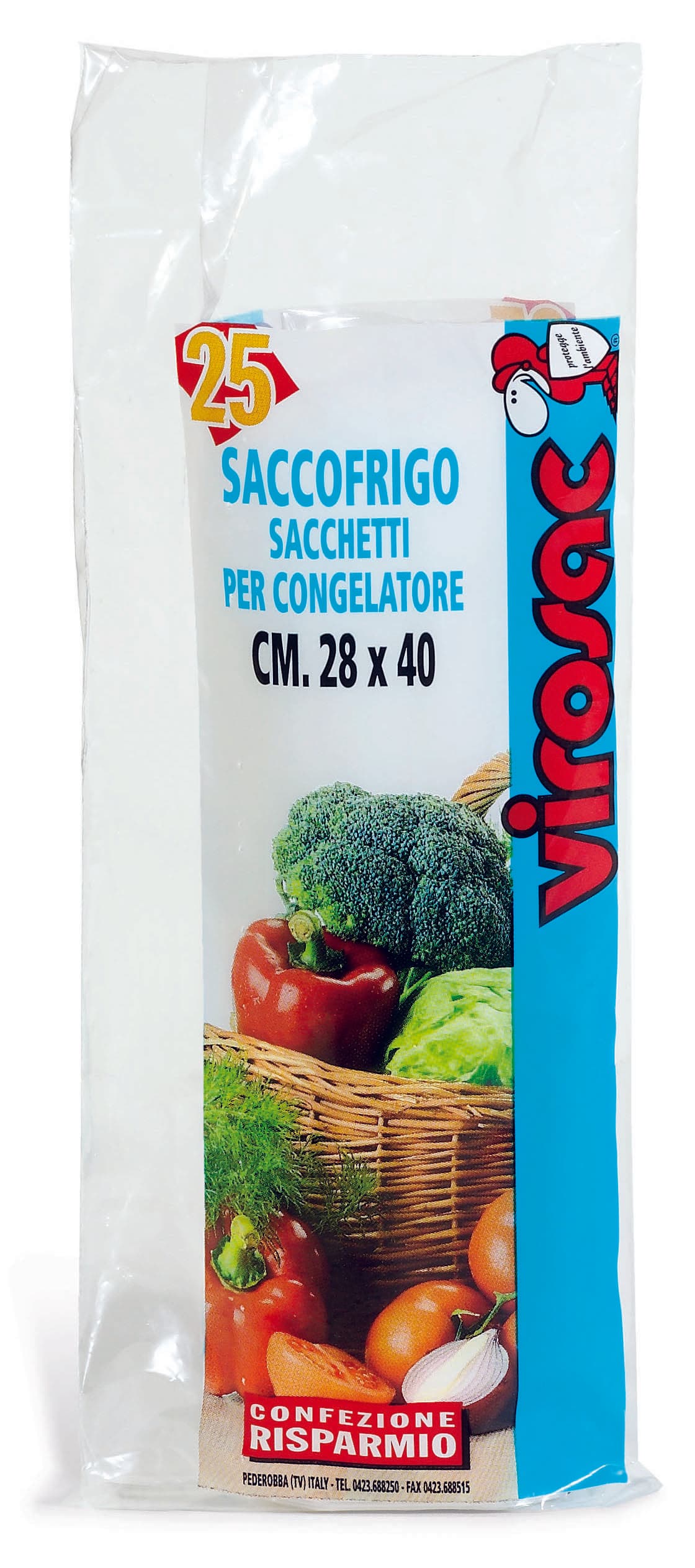 Sacchetto per Congelatore Saccofrigo Cm 40 x 50 15 Sacchi 50.00 Rotoli - 2