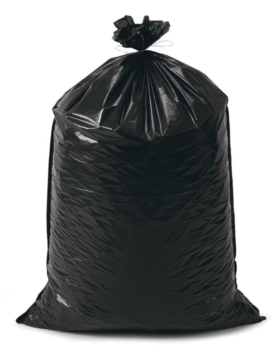 Sacco Rifiuti Saccoforte Nero 10 Pezzi Cm 80 x 120 L 150 15 Rotoli - 2