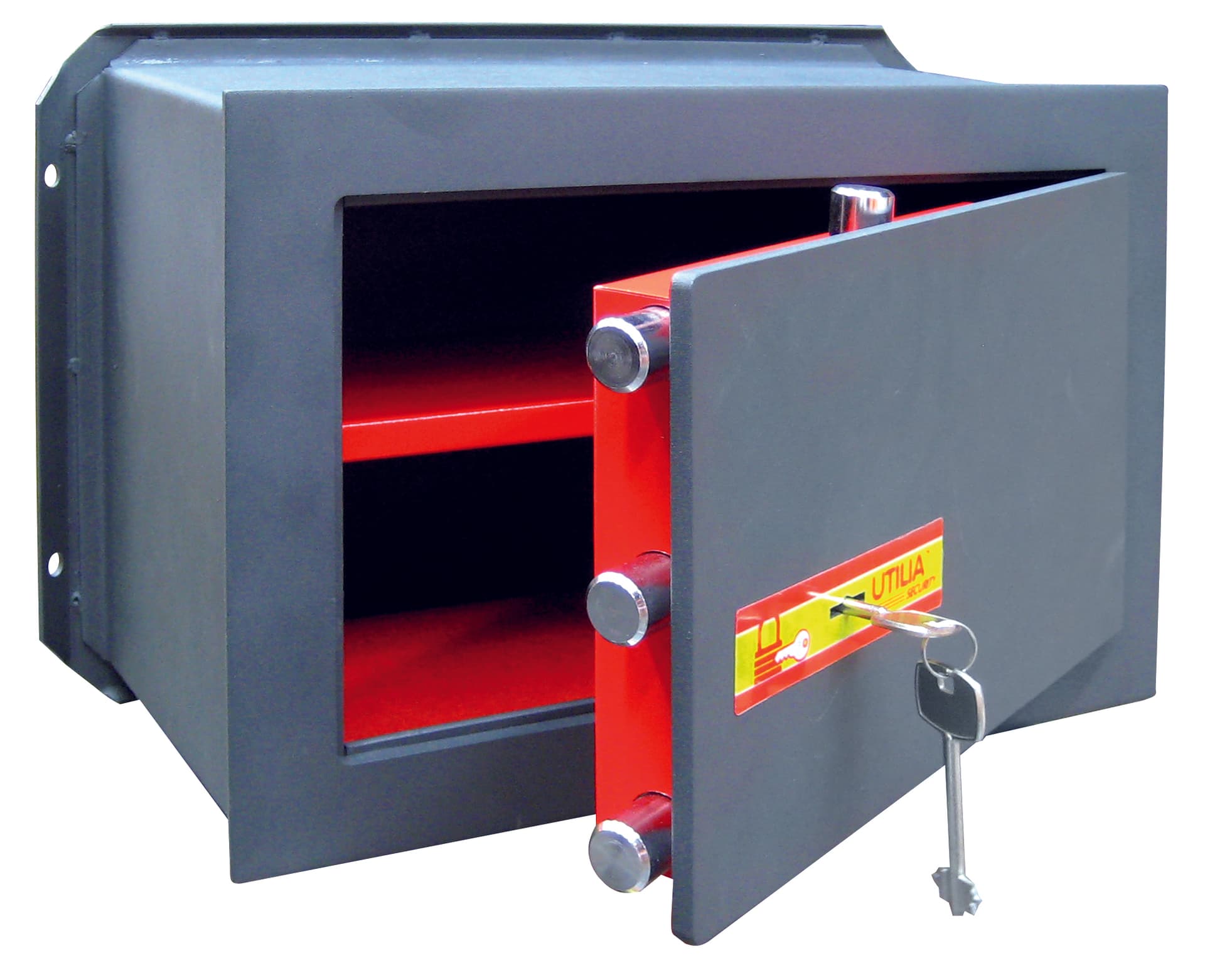 Top Security Cassaforte da Muro Chiusura con Chiave Mm 420 x 200X280 H - 2