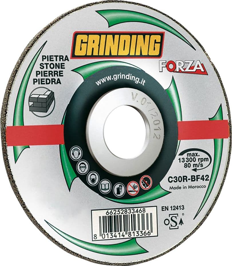Mola Abrasiva per Pietra Forza Grinding 25 Pezzi Ø 230 X 3,2