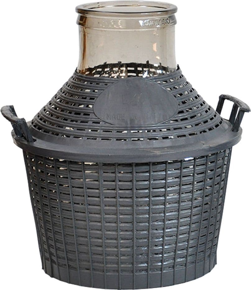 Damigiana Bocca Larga in Vetro a Ø Senza Tappo 10 Lt 11,5 cm – Autres