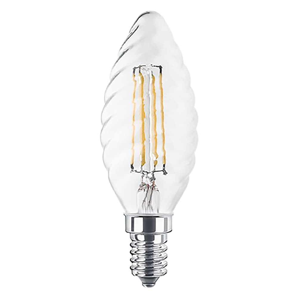 Lampada LED a Filamento Calda 2700K Novaitalia Spirale 4W=37W E14 10 Pezzi - 2