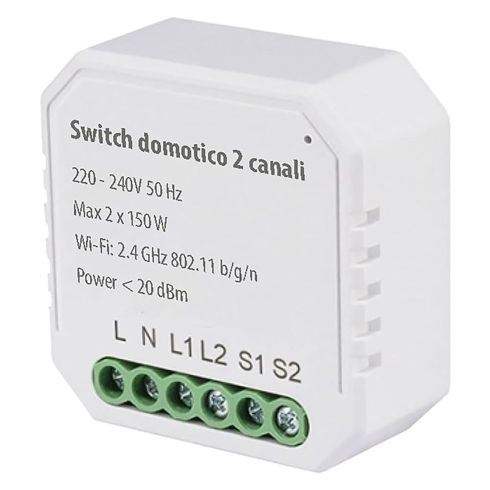 Dimmer Elettronico Doppio Canale Proxe 51 x 23 x 45 mm - 2