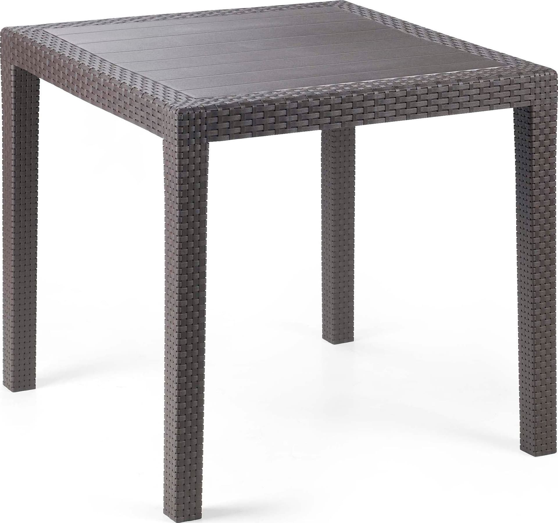 Tavolo King Cm 80 x 80X72 H Colore Testa di Moro - 2