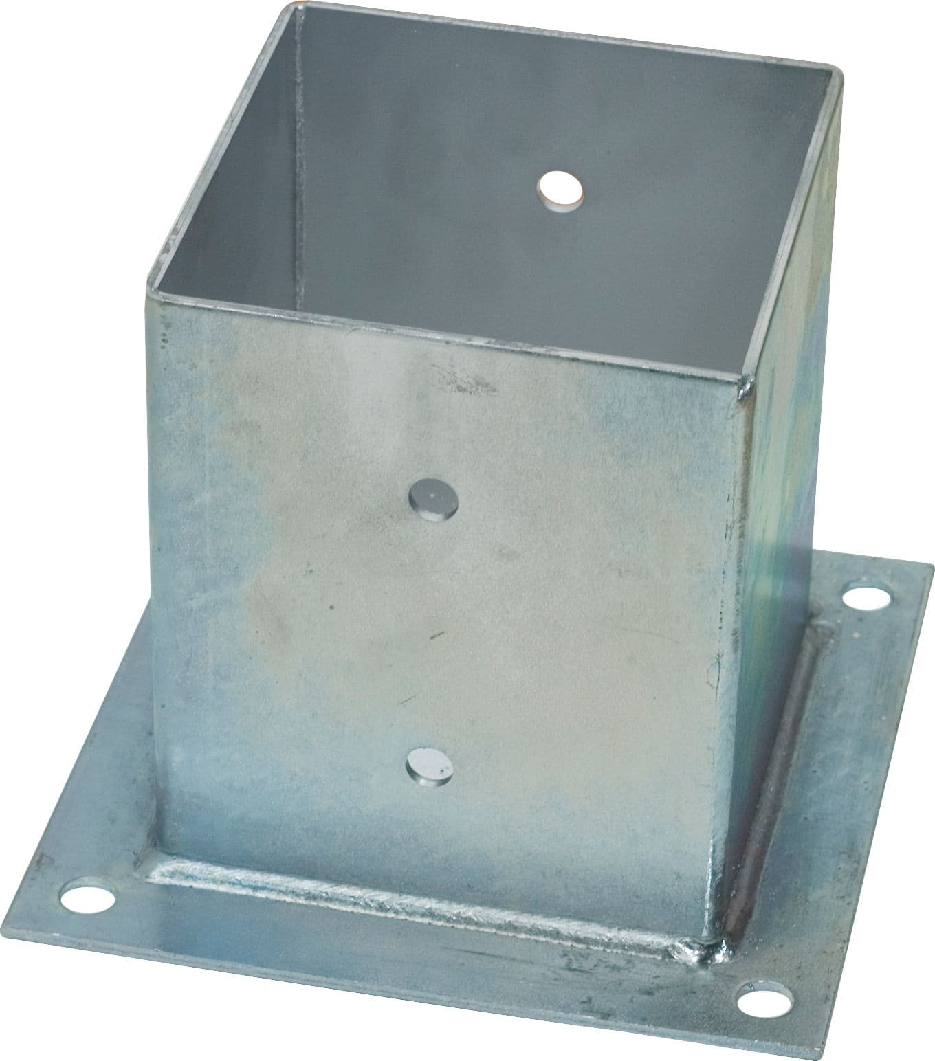 Supporto Chiuso per Travi in Legno Mm 101 x 101 Piano Mm 180 x 180 - 2