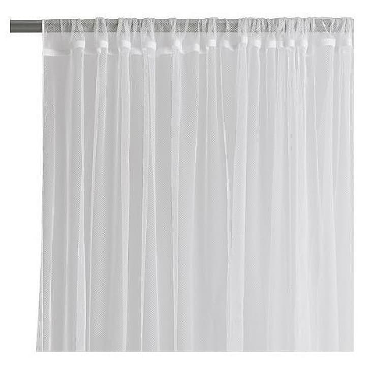 Tenda Zanzariera con Tunnel con Piombo Cm 150 x 170 Colore Bianco - 2