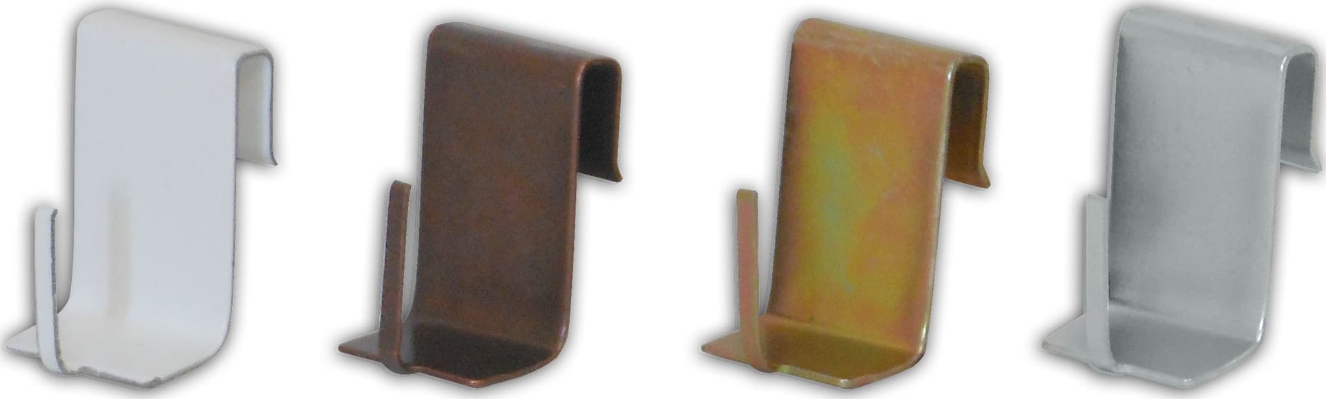 Supporto a Gancio per Stanghette 100 Pezzi Colore Bronzato Codice 37780 - 2