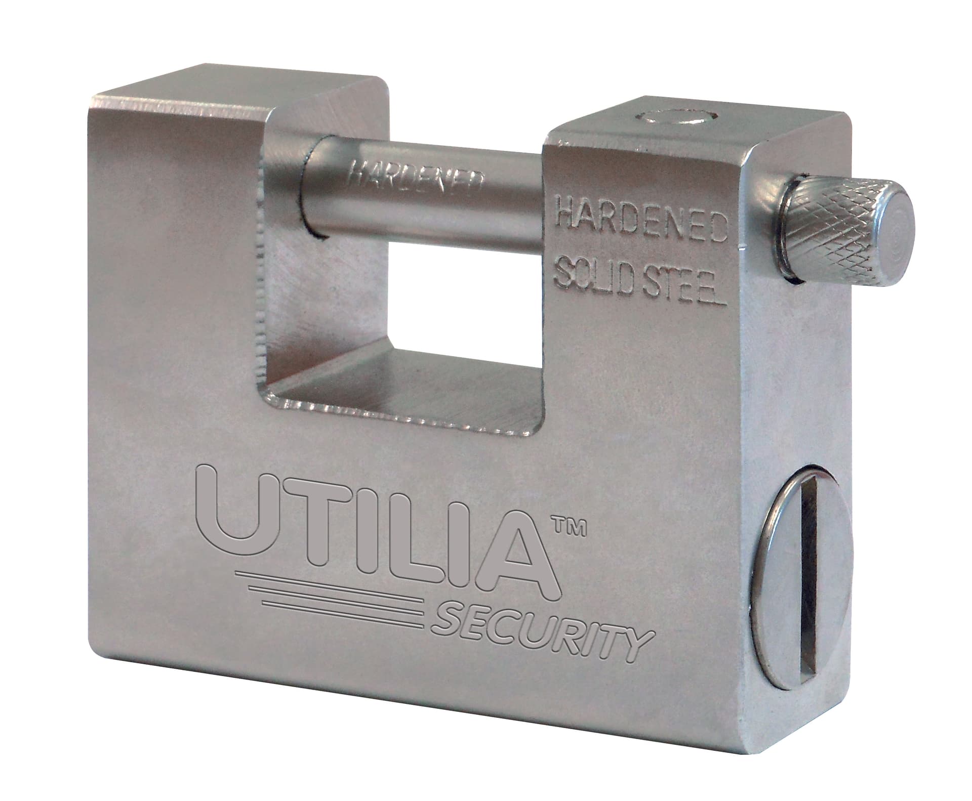Lucchetto Antiscasso Monoblocco Mm 84 6 Pezzi Utilia Security - 2