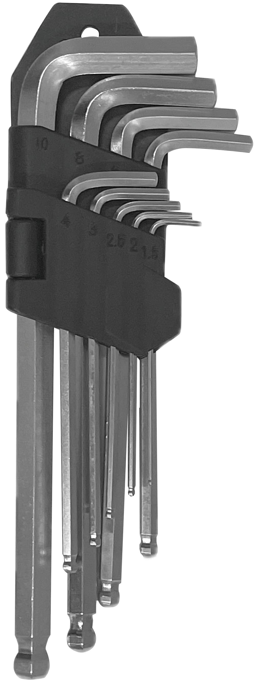Serie Chiavi Maschio Esagonali Lunghe con Teste a Sfera Pz. 9 Utilia - 2