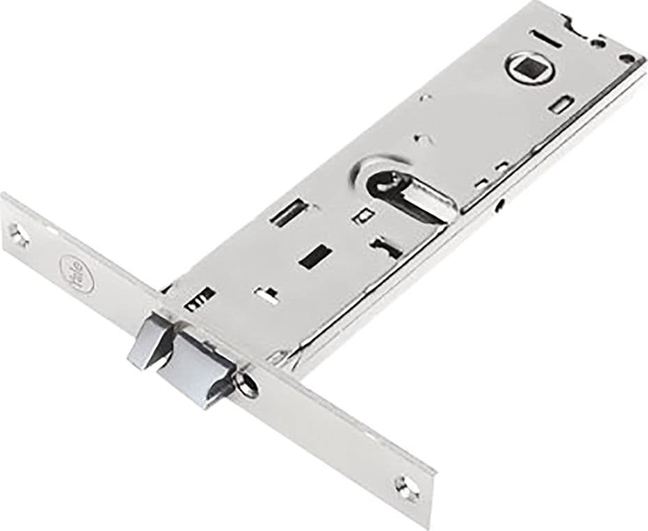 Serratura Elettrica da Fascia Stretta 859 E80 Front. Inter. in Alluminio 22 mm 67 mm - 2