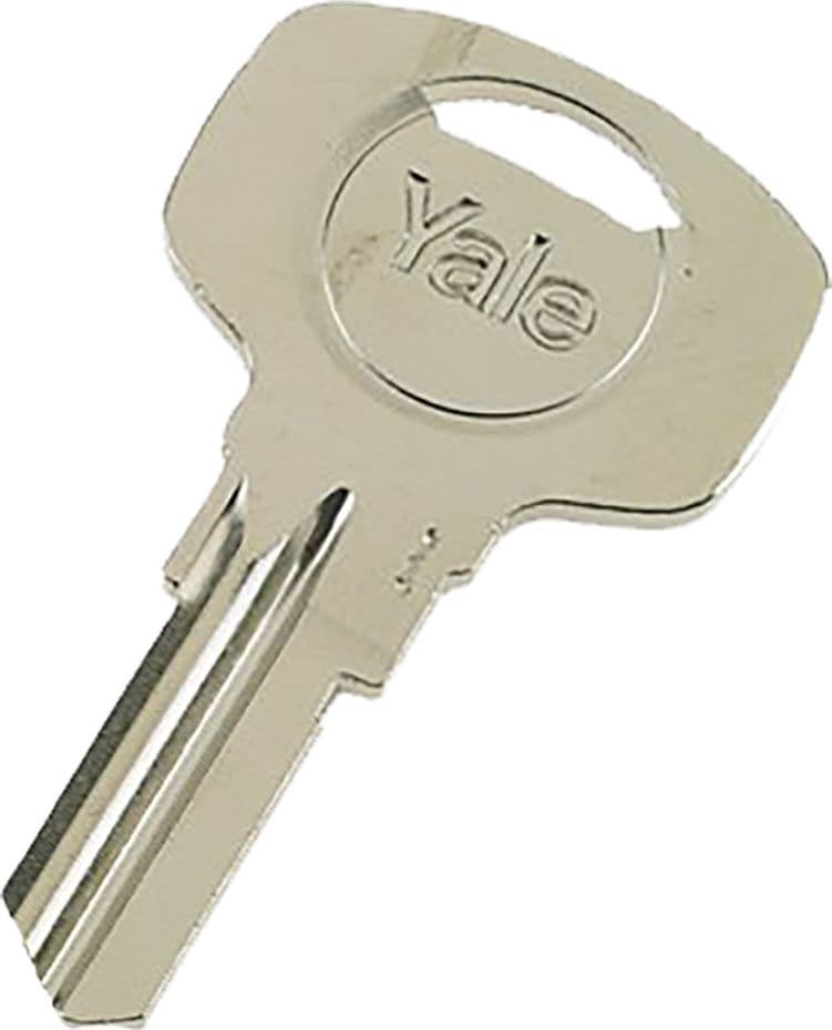 Chiave Yale Ottone Nichelato Lunghezza 23,65 mm 4 Perni 10 Pezzi