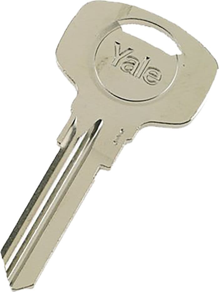 Chiave Yale Ottone Nichelato Lunghezza 31,35 mm 5 Pezzi - 2