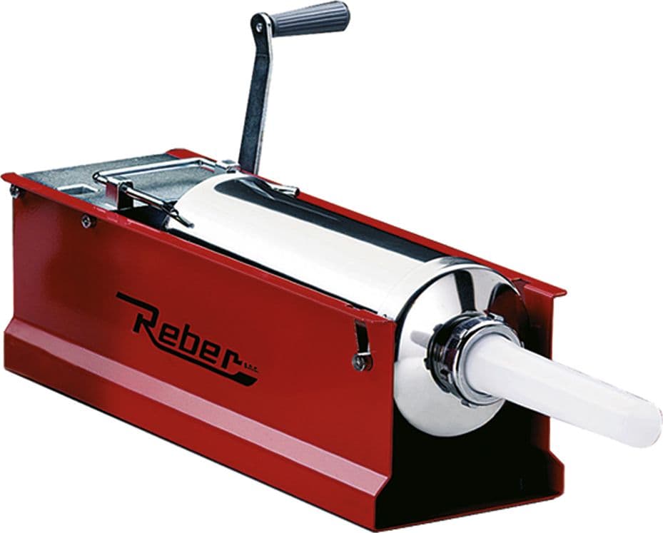 Insaccatrice per Salumi 2 Velocità Reber in Acciaio Inox 3 kg - 2
