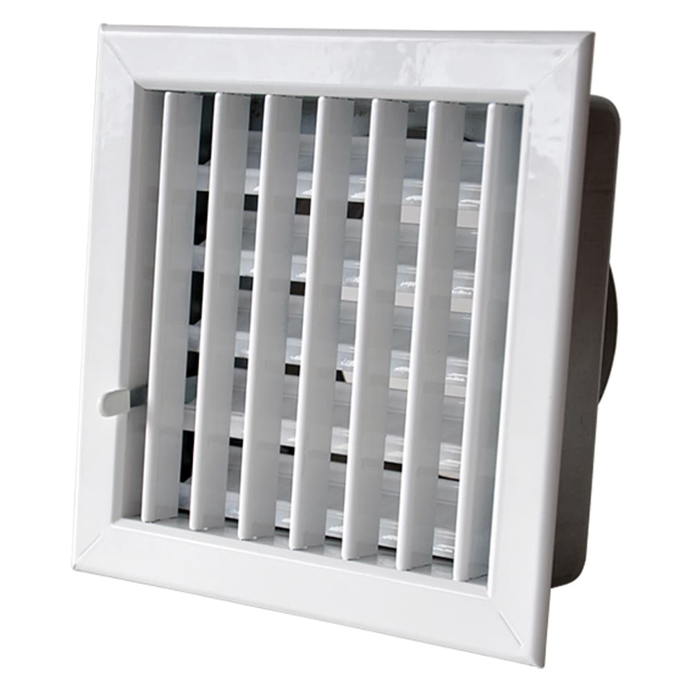 Griglia Aerazione ad Incasso per Camini Foro 11,1 x 11,1 la 14 x 13 cm Ø 8 - 2