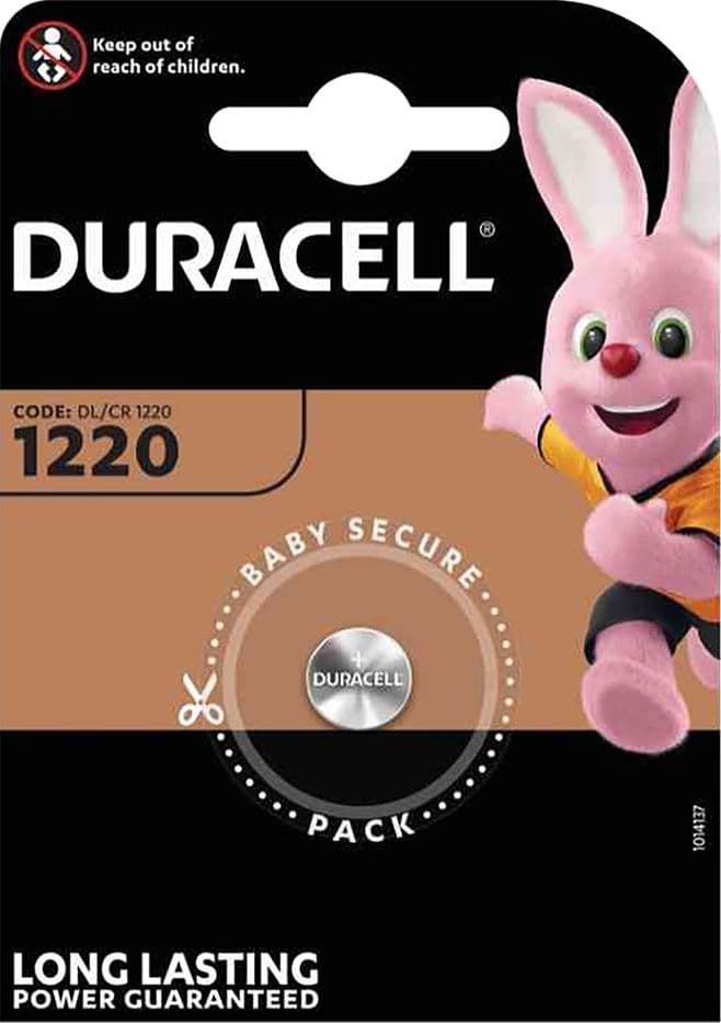 Pila a Bottone Pz 1 Duracell 1220 3 v 10 Blister - 2