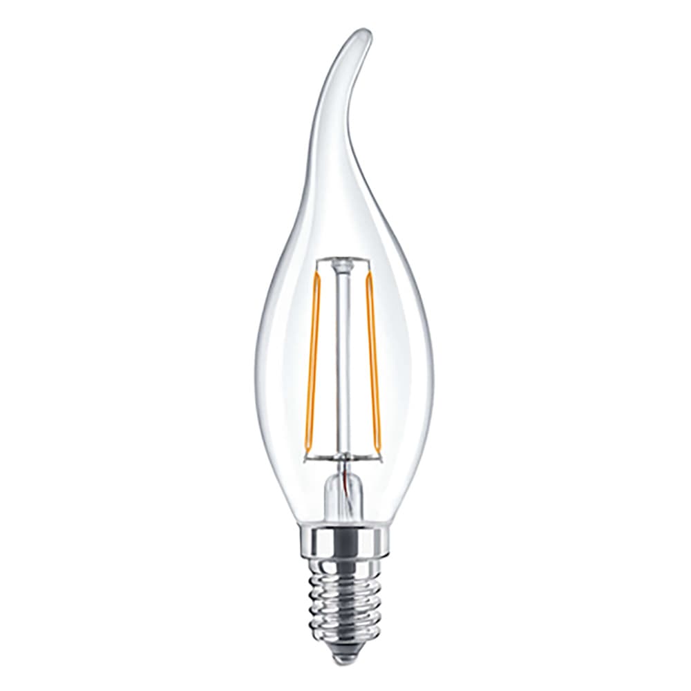 Lampada LED a Filamento Calda 2700K Novaitalia Fiamma 4W=35W E14 10 Pezzi - 2