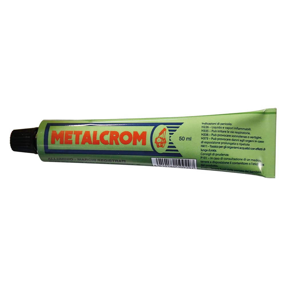 Lucidante in Pasta per Metalli Metalcrom Finitura Alluminio 20 Pezzi - 2