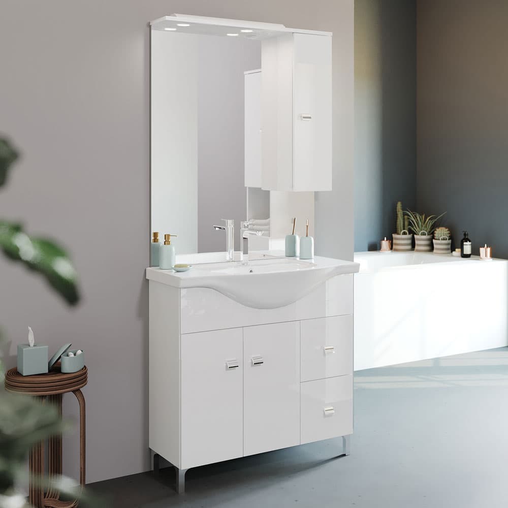 Mobile Bagno Savinidue Smart 85 Base 86 x 50 x H.87 - 2