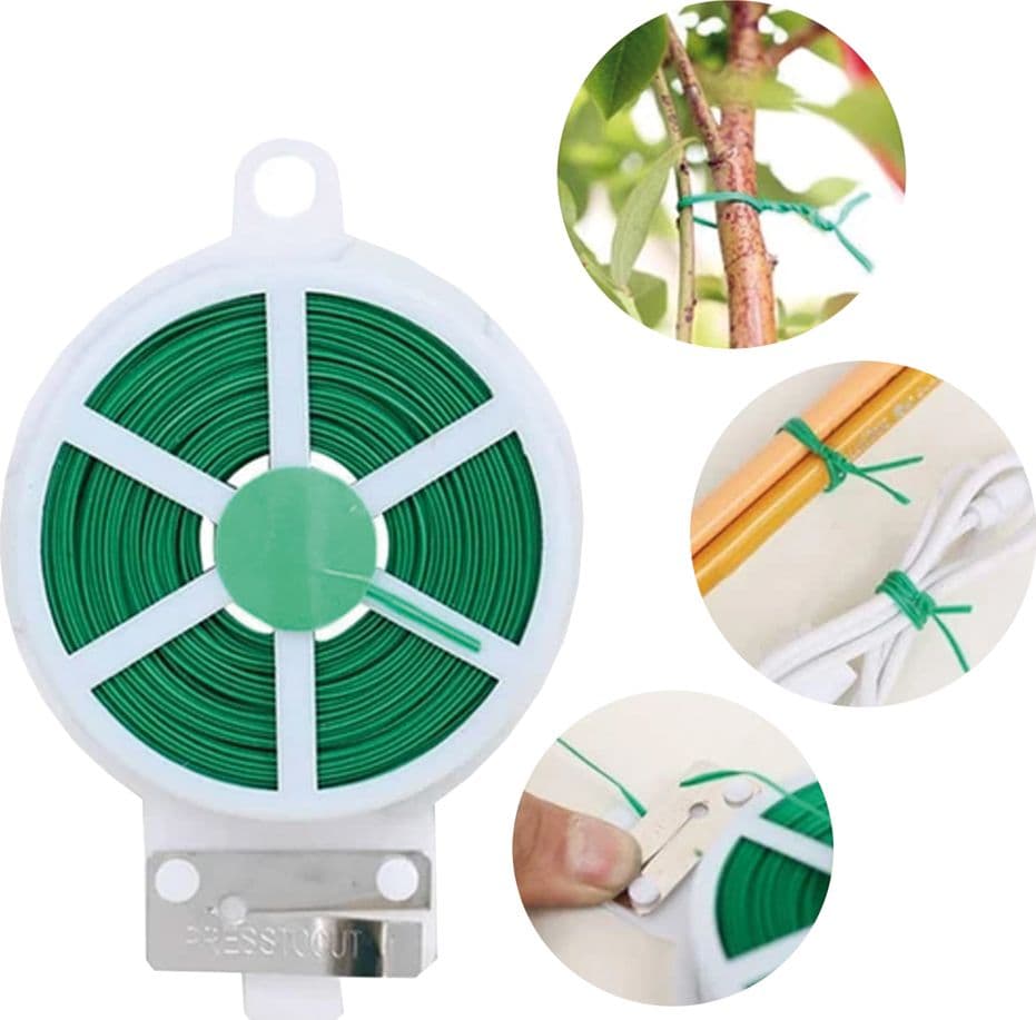 Piattina Filo Plasticato con Taglierina 100 mt - 2