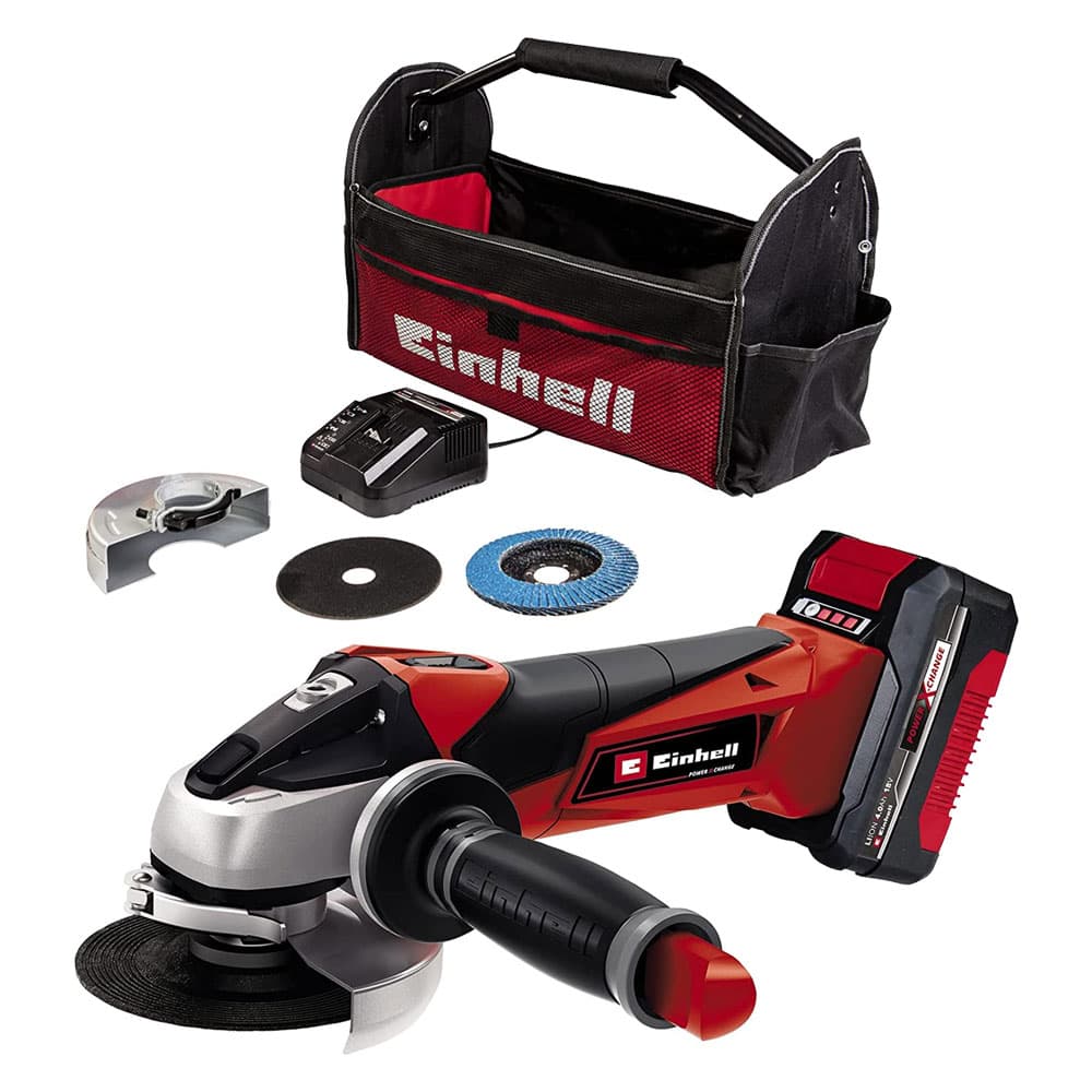 Smerigliatrice Angolare a Batteria Einhell Te Ag 115 Li 18V 4,0 ah 115 mm - 2