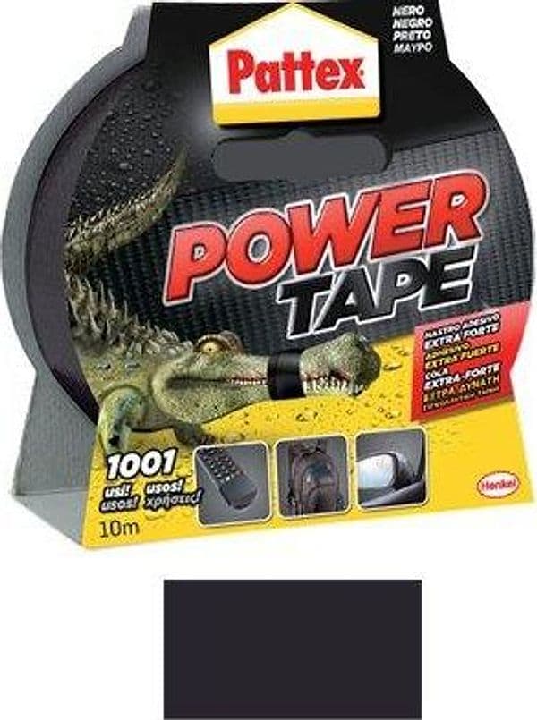 Nastro Alta Resistenza Power Tape Pattex Nero 10 ml 50 mm 2 Pezzi - 2