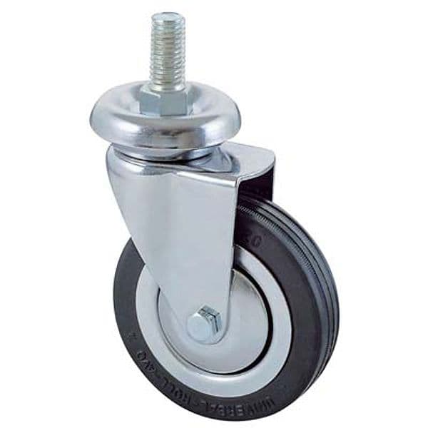 Ruota a Forcella Girevole Perno Filettato 155B Avo Ø 80 mm 20 F 4 Pezzi - 2