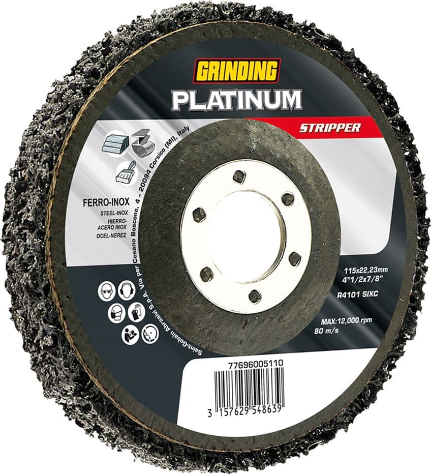 Disco Pulitura Grinding in Nylon 5 Pezzi Ø 115