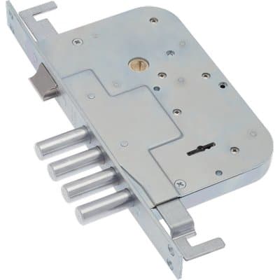 Serratura Metallo Infilare 634 x 3 Sab B.q Zinc F.mm 25 Dm M4 Tripl con Scr - 2