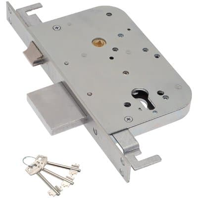 Serratura Metallo Infilare 600 Y Sab B.q Zinc F.mm 25 F Sag M3 Trip con Scr - 2